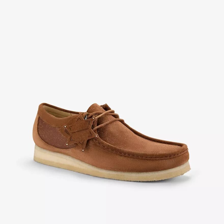 Andersson Bell X Wallabee Ricamo color cuoio Andersson Bell X Wallabee Ricamo color cuoio