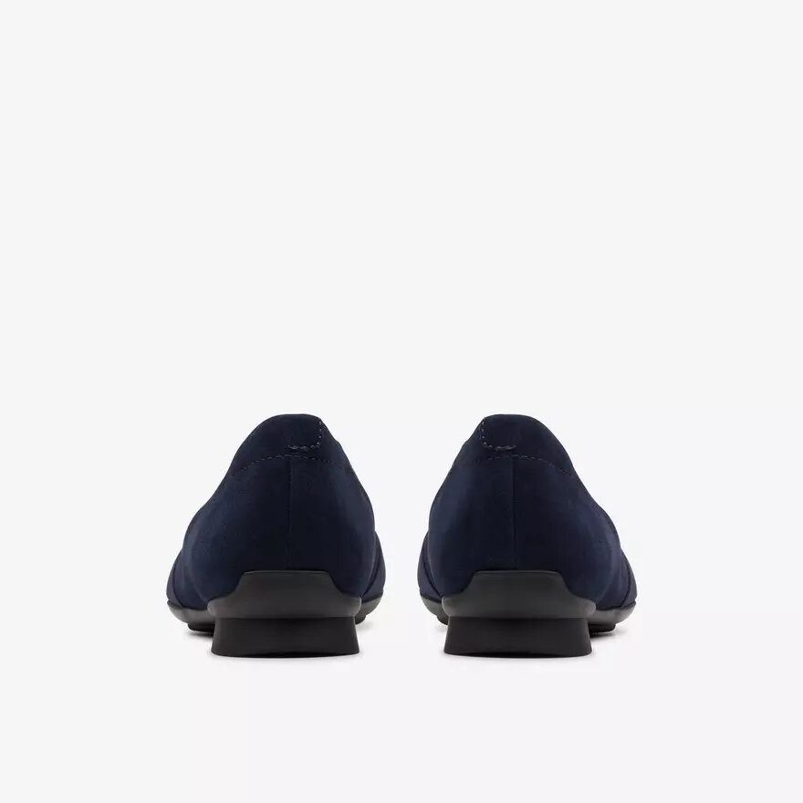 Ballerine da donna Jazmynn Gem in pelle scamosciata blu navy Ballerine da donna Jazmynn Gem in pelle scamosciata blu navy