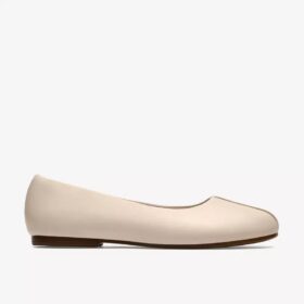 Ballerine da donna Livia Lily in pelle color crema