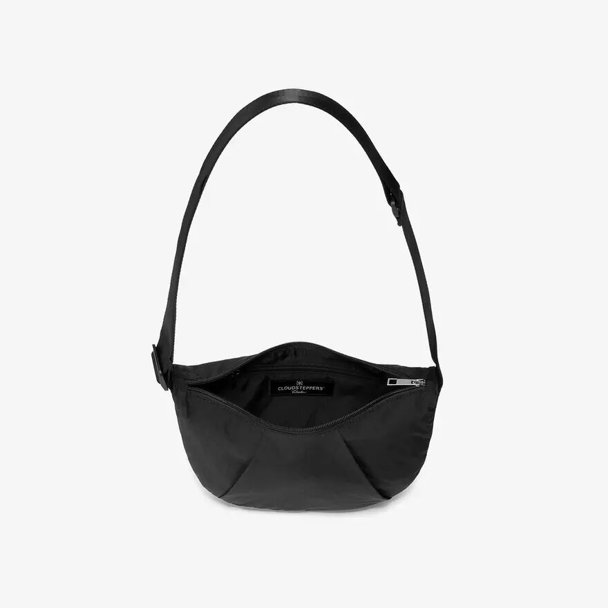 Borsa a tracolla da donna Cloudsteppers, nera Borsa a tracolla da donna Cloudsteppers, nera