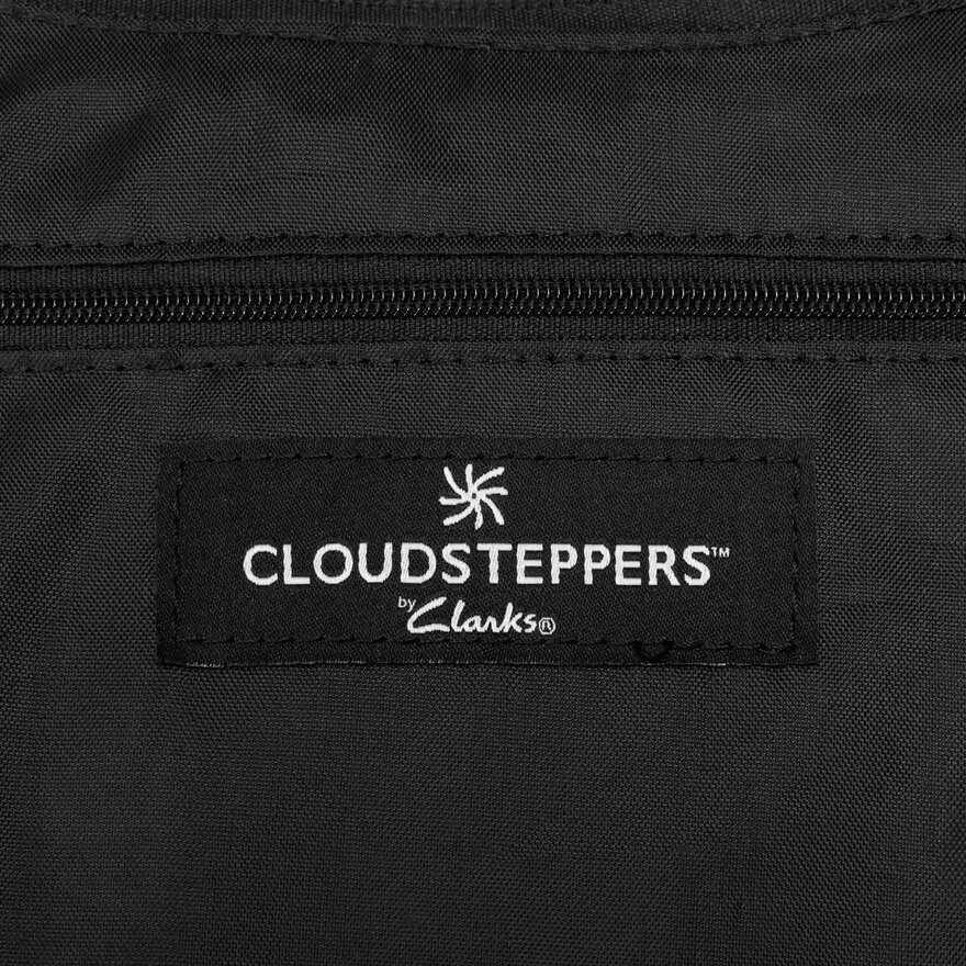 Borsa a tracolla da donna Cloudsteppers, nera Borsa a tracolla da donna Cloudsteppers, nera