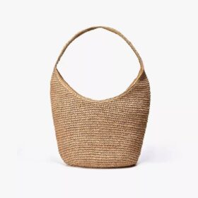 Borsa tote da donna Talia in paglia naturale