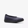 Breezesky Air da donna in tessuto blu navy, modello Slip-on