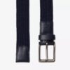 Cintura in tessuto intrecciato blu navy Cinture da uomo Cintura in tessuto intrecciato blu navy Cinture da uomo
