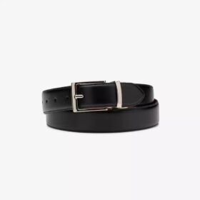 Cinture da uomo reversibili nero/marrone chiaro
