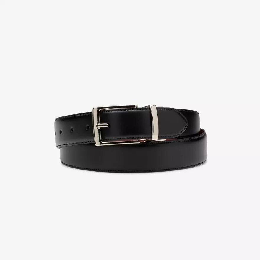 Cinture da uomo reversibili nero/marrone chiaro Cinture da uomo reversibili nero/marrone chiaro