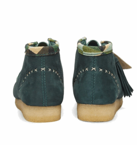 Clarks x END. Stivali Wallabee “Artisan Craft – Verde” 26172494