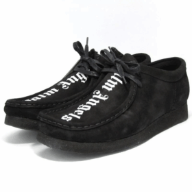 Clarks x Palm Angels Wallabee in pelle scamosciata “Black” 26156815