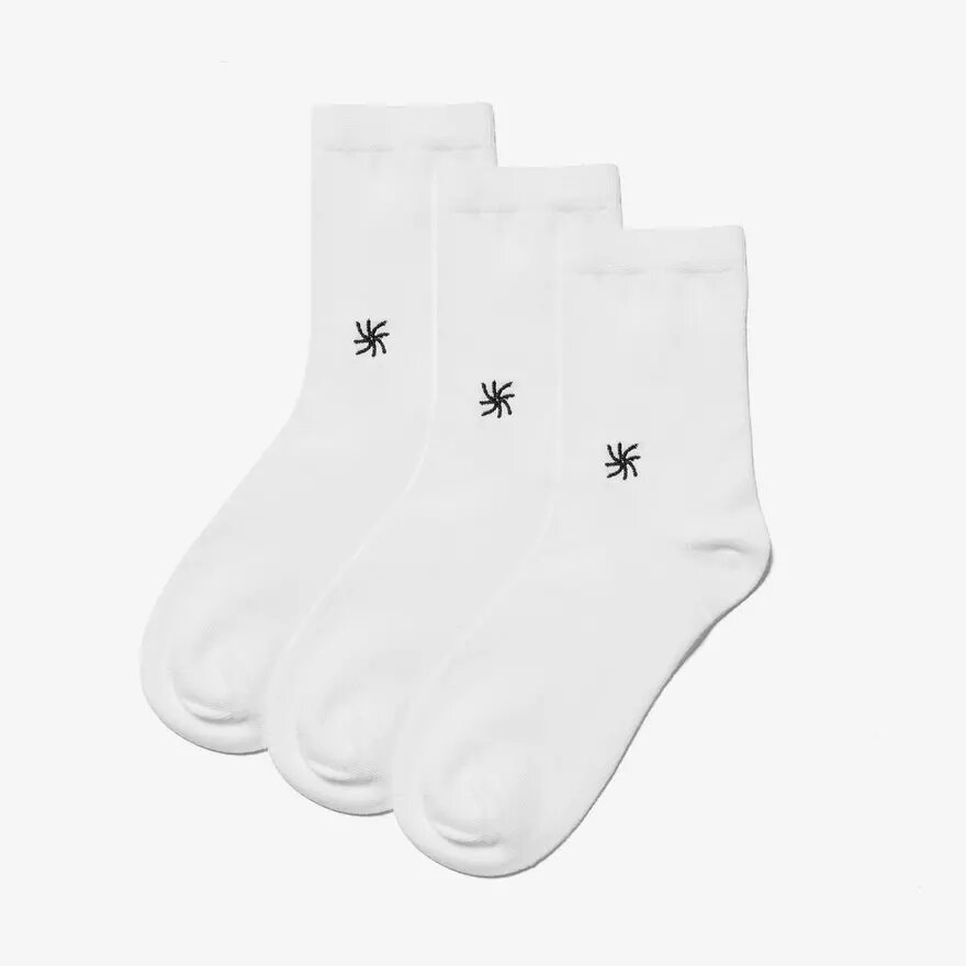 Cloud Steppers, confezione da 3 paia di calze corti. Calze bianche Cloud Steppers, confezione da 3 paia di calze corti. Calze bianche