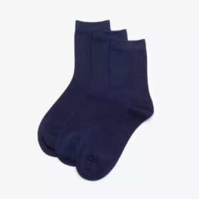 Confezione da 3 paia di calze corti blu navy