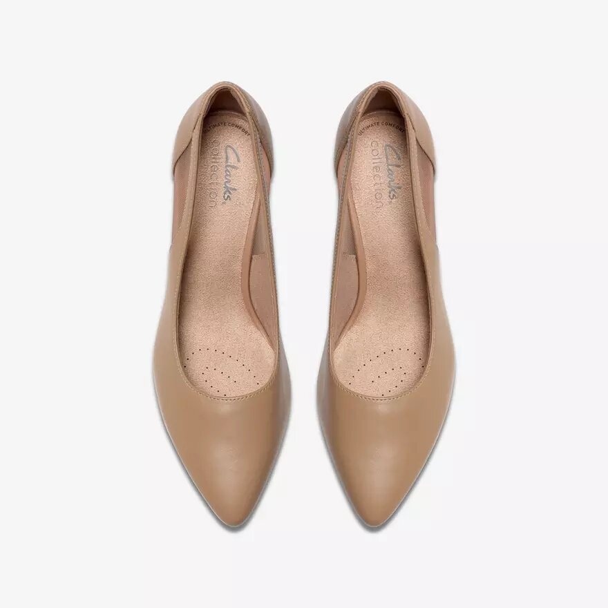 Décolleté da donna Kepley Cora in pelle beige caldo Décolleté da donna Kepley Cora in pelle beige caldo