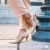 Décolleté da donna Kepley Lane in pelle beige Décolleté da donna Kepley Lane in pelle beige