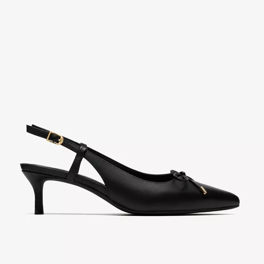 Décolleté da donna Zarey Bow in pelle nera Décolleté da donna Zarey Bow in pelle nera