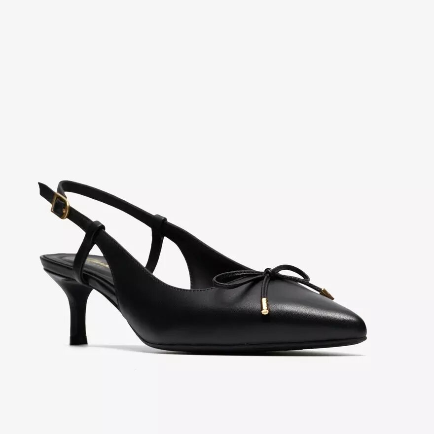 Décolleté da donna Zarey Bow in pelle nera Décolleté da donna Zarey Bow in pelle nera