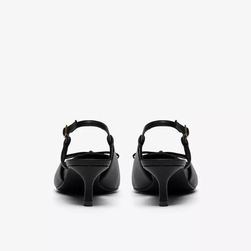 Décolleté da donna Zarey Bow in pelle nera Décolleté da donna Zarey Bow in pelle nera