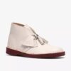Desert Boot da uomo in pelle bianca Desert Boot da uomo in pelle bianca