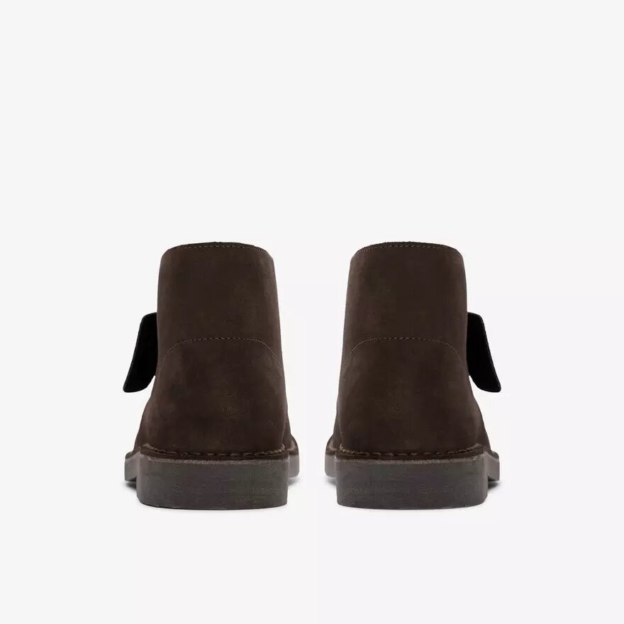 Desert Boot Evo da uomo in pelle scamosciata marrone scuro, modello Chukka Desert Boot Evo da uomo in pelle scamosciata marrone scuro, modello Chukka