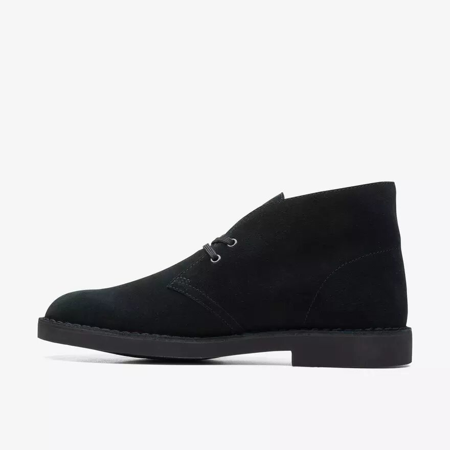Desert Boot Evo da uomo in pelle scamosciata nera, modello Chukka Desert Boot Evo da uomo in pelle scamosciata nera, modello Chukka