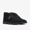 Desert Boot Evo da uomo in pelle scamosciata nera, modello Chukka Desert Boot Evo da uomo in pelle scamosciata nera, modello Chukka