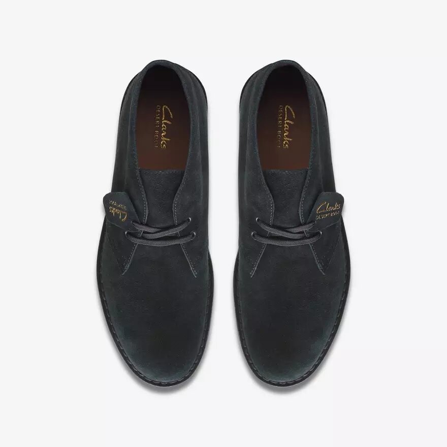 Desert Boot Evo da uomo in pelle scamosciata nera, modello Chukka Desert Boot Evo da uomo in pelle scamosciata nera, modello Chukka