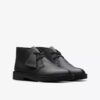 Desert boots da ragazzo, modello per ragazzi più grandi, in pelle nera Desert boots da ragazzo, modello per ragazzi più grandi, in pelle nera