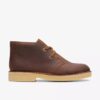 Desert boots da ragazzo Stivaletti Desert boots in pelle cerata per bambini Desert boots da ragazzo Stivaletti Desert boots in pelle cerata per bambini