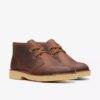 Desert boots da ragazzo Stivaletti Desert boots in pelle cerata per bambini Desert boots da ragazzo Stivaletti Desert boots in pelle cerata per bambini