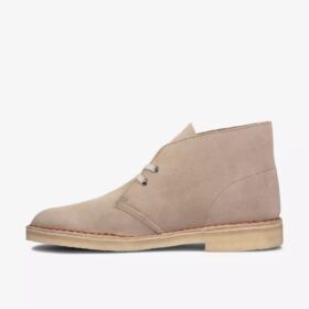 Desert boots da uomo in pelle scamosciata color sabbia – USA