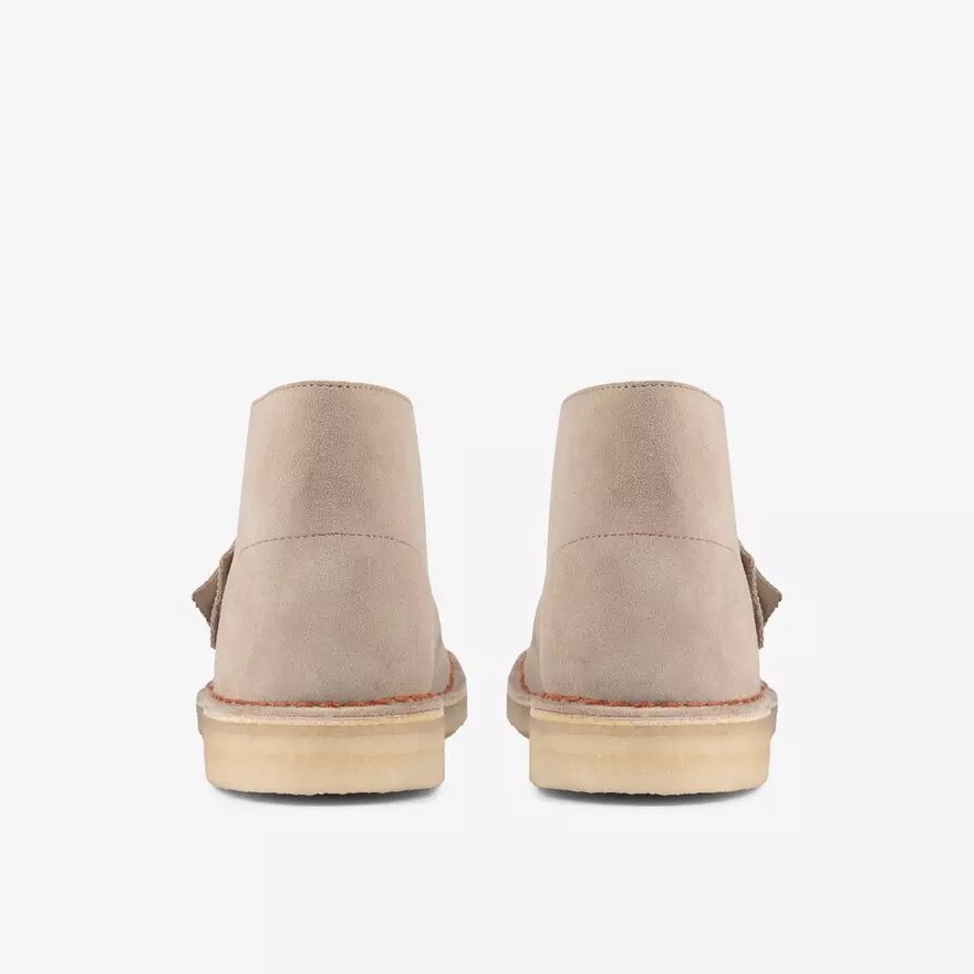 Desert boots da uomo in pelle scamosciata color sabbia – USA Desert boots da uomo in pelle scamosciata color sabbia – USA
