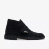 Desert boots da uomo in pelle scamosciata nera Desert boots da uomo in pelle scamosciata nera