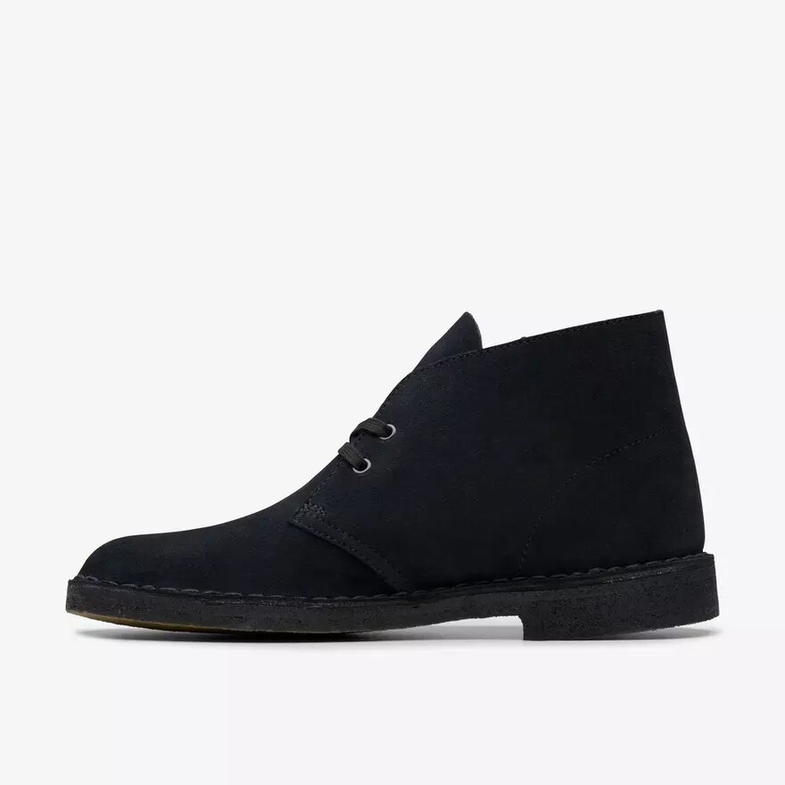 Desert boots da uomo in pelle scamosciata nera Desert boots da uomo in pelle scamosciata nera
