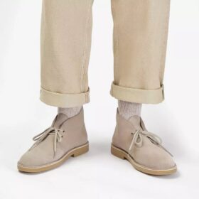 Desert boots Evo da uomo in pelle scamosciata color sabbia