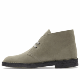 Desert boots in pelle scamosciata “Grigio” 26161792