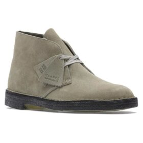 Desert boots in pelle scamosciata “Grigio” 26161792