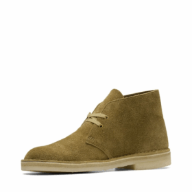 Desert boots in pelle scamosciata “Mid Green” 26174056