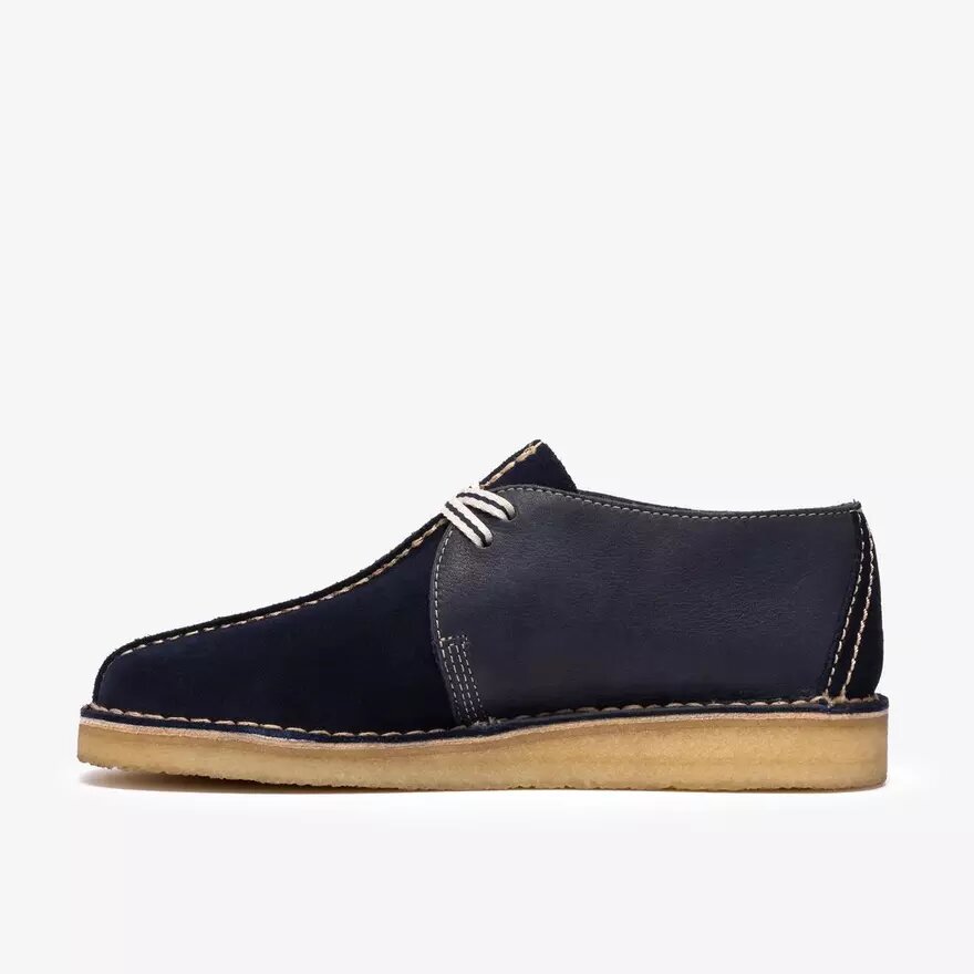Desert Trek da uomo in pelle scamosciata blu navy Desert Trek da uomo in pelle scamosciata blu navy