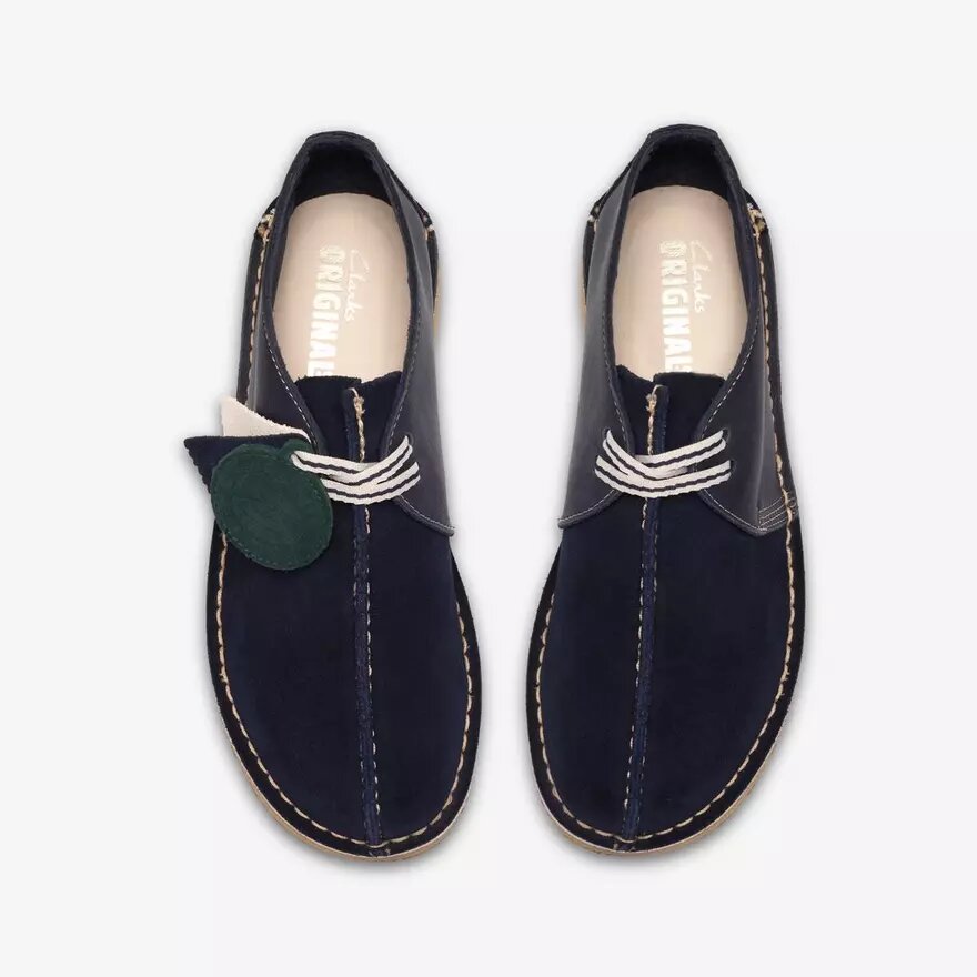 Desert Trek da uomo in pelle scamosciata blu navy Desert Trek da uomo in pelle scamosciata blu navy
