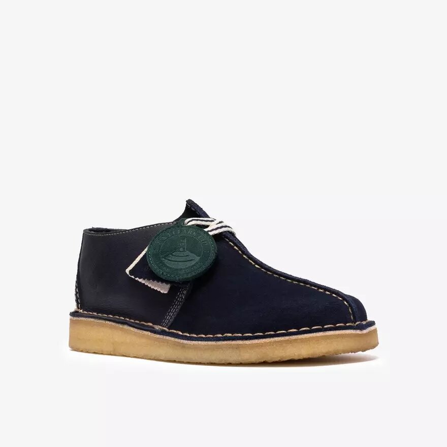 Desert Trek da uomo in pelle scamosciata blu navy Desert Trek da uomo in pelle scamosciata blu navy