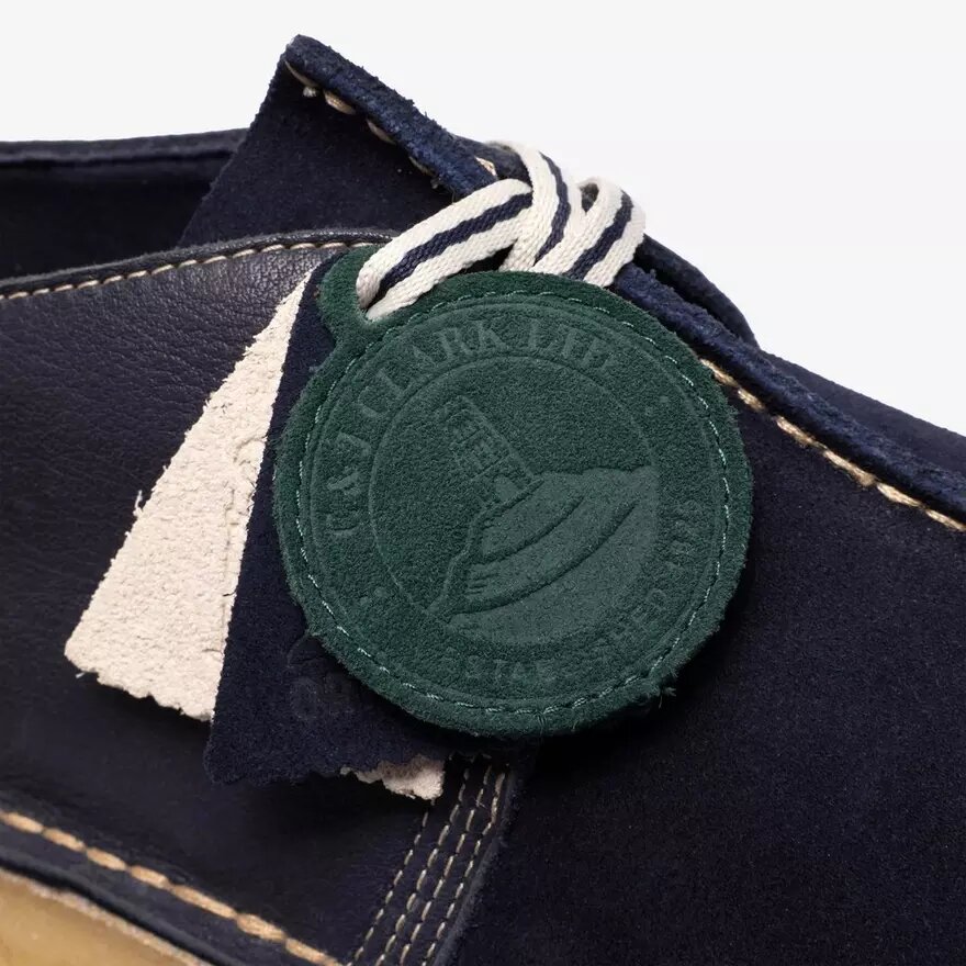 Desert Trek da uomo in pelle scamosciata blu navy Desert Trek da uomo in pelle scamosciata blu navy