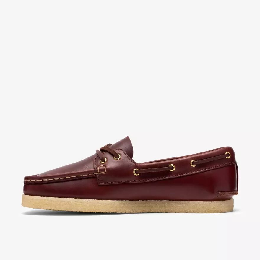 Godney Boat da donna. Scarpe da barca in pelle marrone chiaro britannica Godney Boat da donna. Scarpe da barca in pelle marrone chiaro britannica