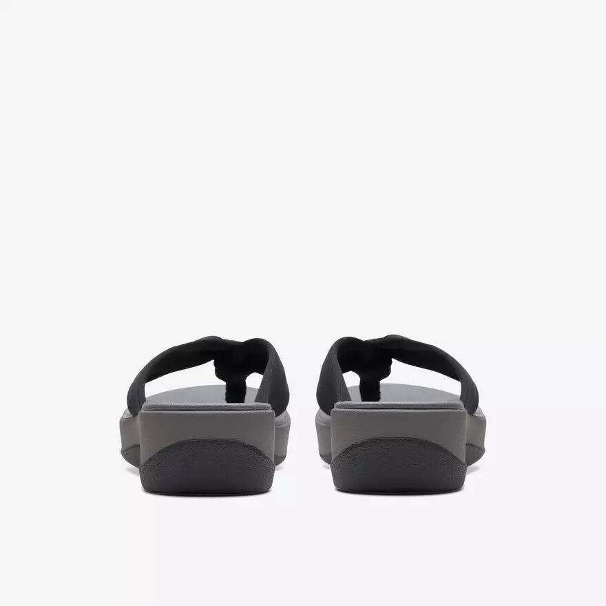 Infradito da donna Arla Glison in tessuto nero Cloudsteppers™ Infradito da donna Arla Glison in tessuto nero Cloudsteppers™