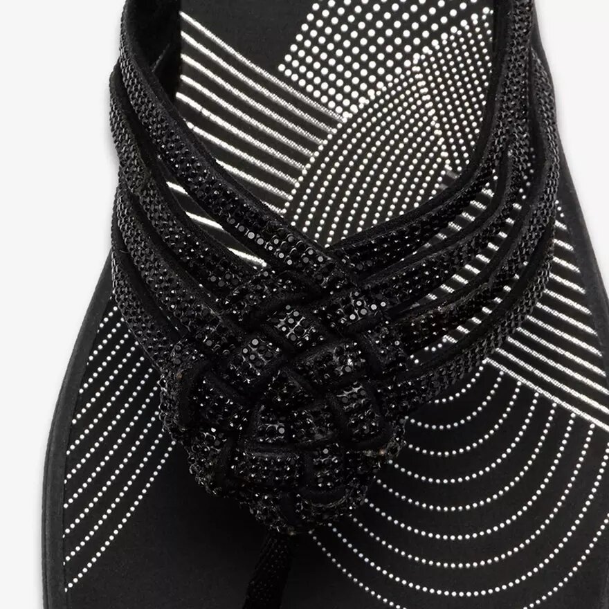 Infradito da donna Breeze Gem nero Infradito da donna Breeze Gem nero