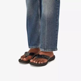 Infradito da donna Breeze Reyna in vernice nera Cloudsteppers™