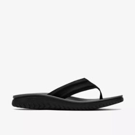 Infradito da uomo Wesley Surf in pelle nera
