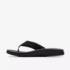 Infradito da uomo Wesley Surf in pelle nera
