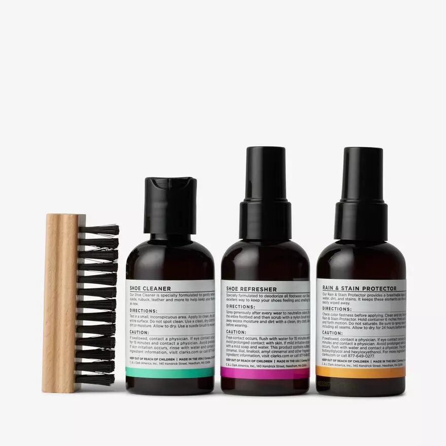 Kit per la cura delle scarpe | Pulisce, rinfresca, protegge Kit per la cura delle scarpe | Pulisce, rinfresca, protegge