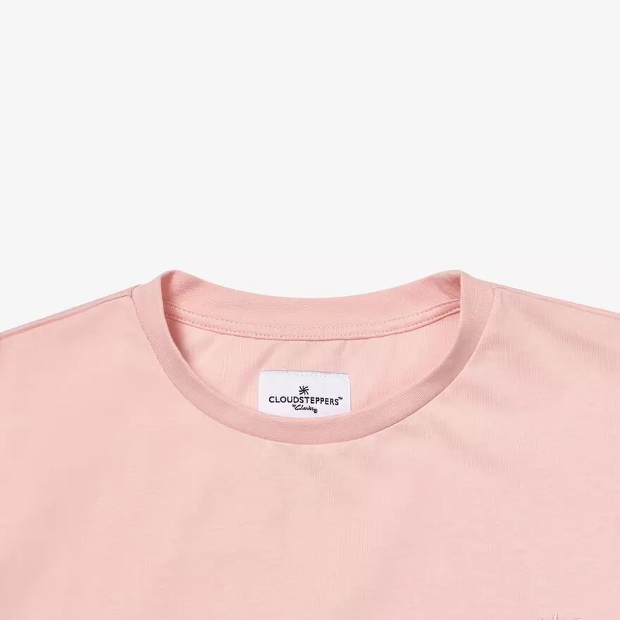 Maglietta Cloudsteppers Core rosa antico Maglietta Cloudsteppers Core rosa antico