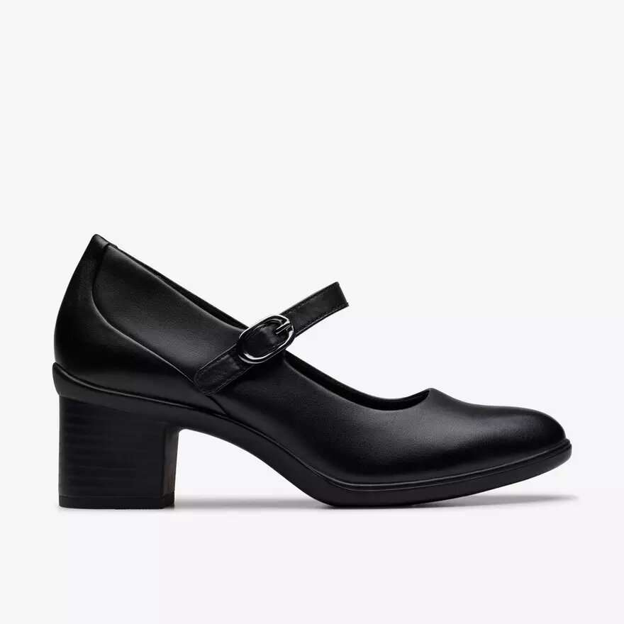 Mary Jane in pelle nera da donna Shaya Jane Mary Jane in pelle nera da donna Shaya Jane