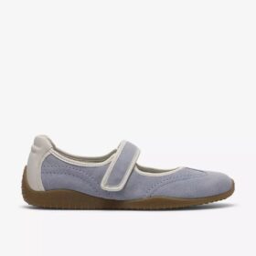 Mary Jane Meridor Jane da donna in pelle scamosciata azzurra