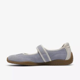 Mary Jane Meridor Jane da donna in pelle scamosciata azzurra